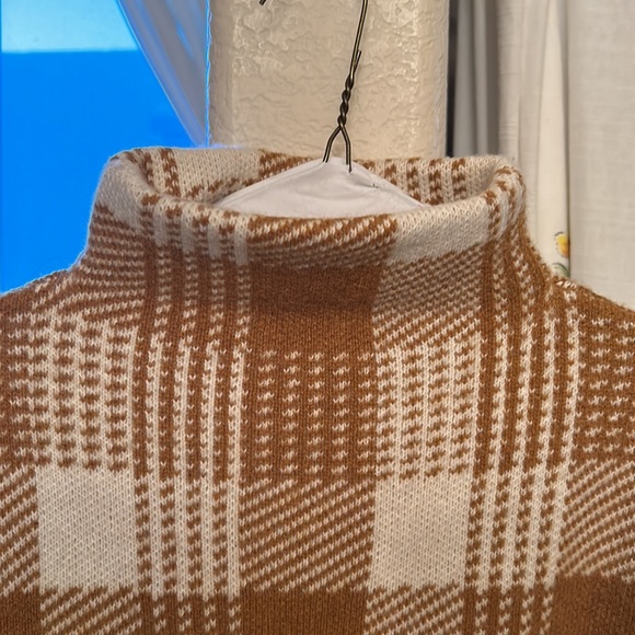 Madewell plaid mockneck tunic sweater - Picture 11 of 13